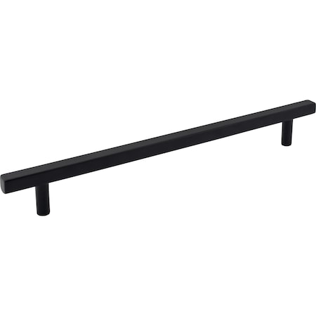 Jeffrey Alexander 12" Center-to-Center Matte Black Square Dominique Appliance Handle 845-12MB